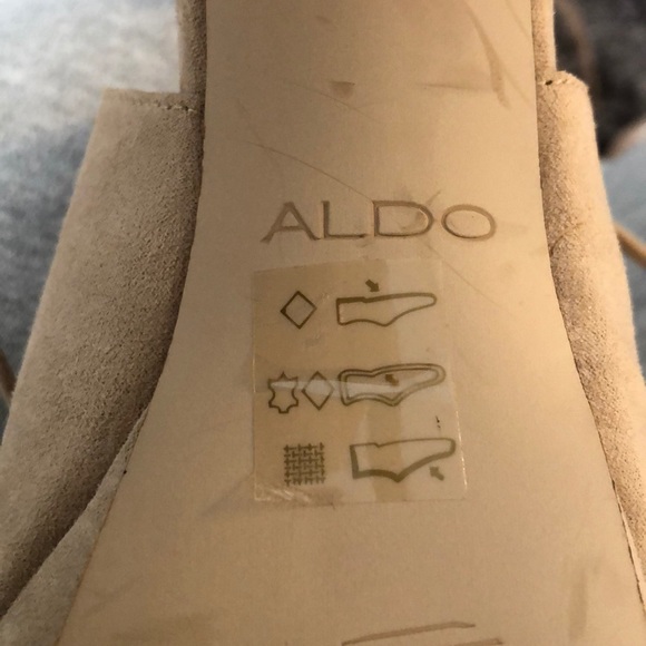 Aldo Open Toe Lace Up Heels - Picture 6 of 6